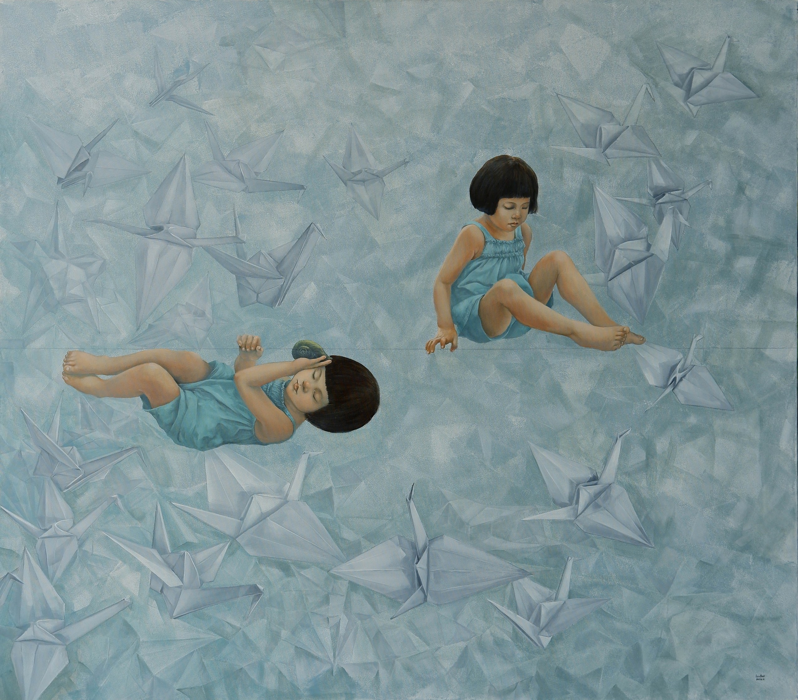 Listen to the dream - Medium: Oil on canvas