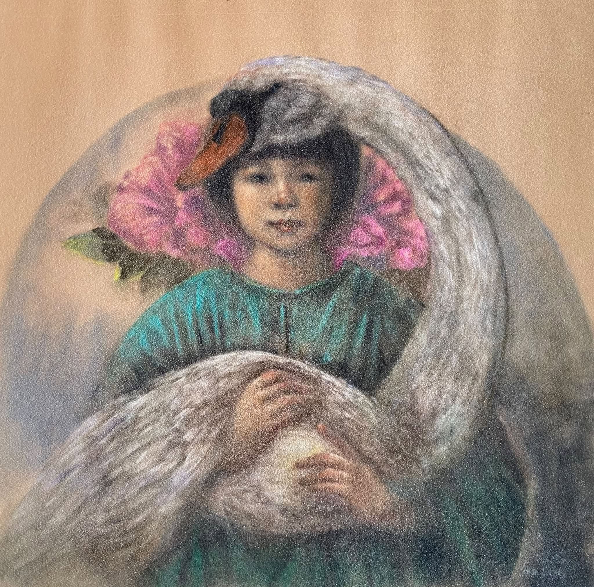 May - Medium: Soft Pastel on Velour Paper - Year: 2026