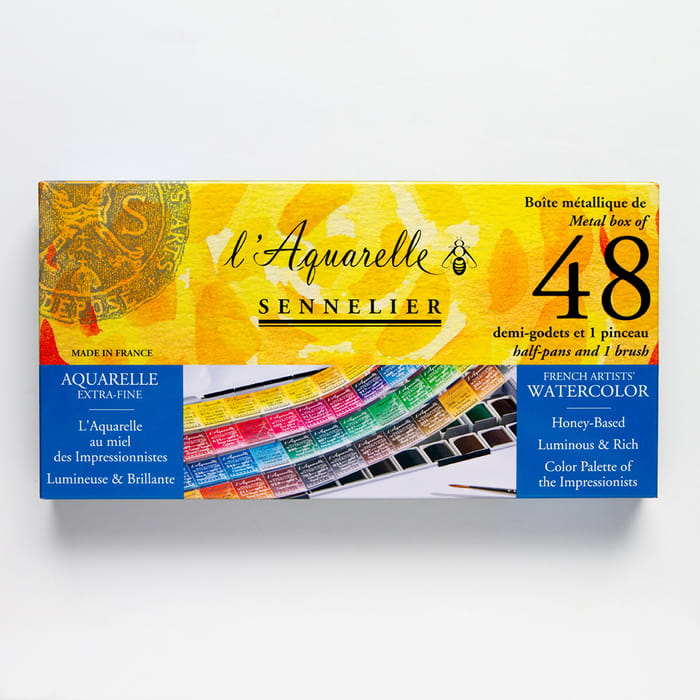 Màu nước Sennelier Aquarelle bộ 48 màu - Halfpan (2/3)