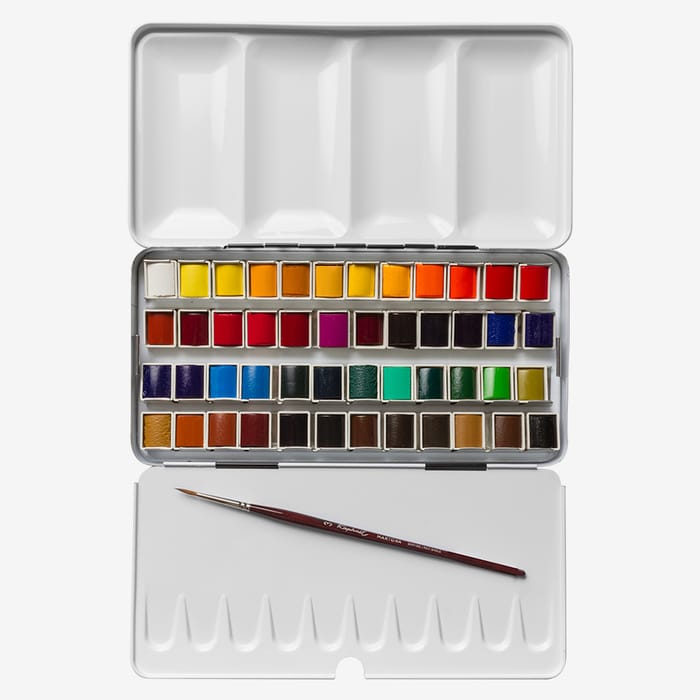 Màu nước Sennelier Aquarelle bộ 48 màu - Halfpan