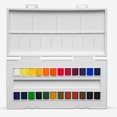 Sennelier student watercolour 28 half pans (1/2)