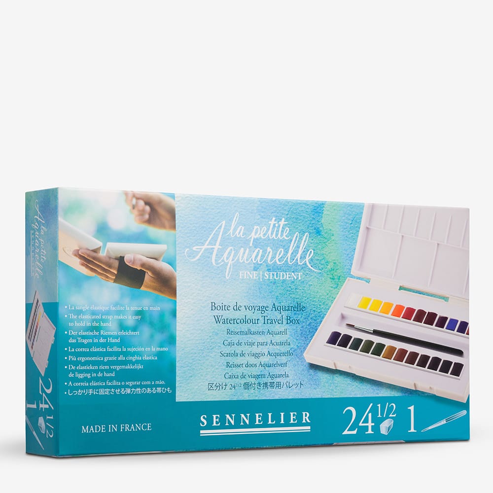 Sennelier student watercolour 28 half pans (2/2)